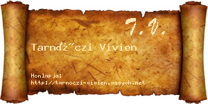 Tarnóczi Vivien névjegykártya