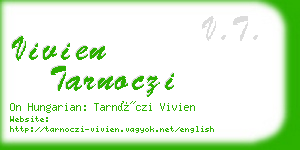 vivien tarnoczi business card